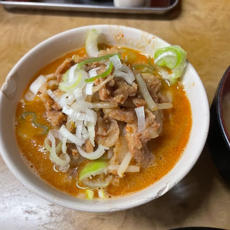 豚みそ煮定食(お食事の店 多津田(たつた))