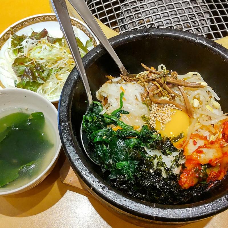 石焼ビビンバランチセット(ＤＯＵＲＡＫＵ （ドウラク）)