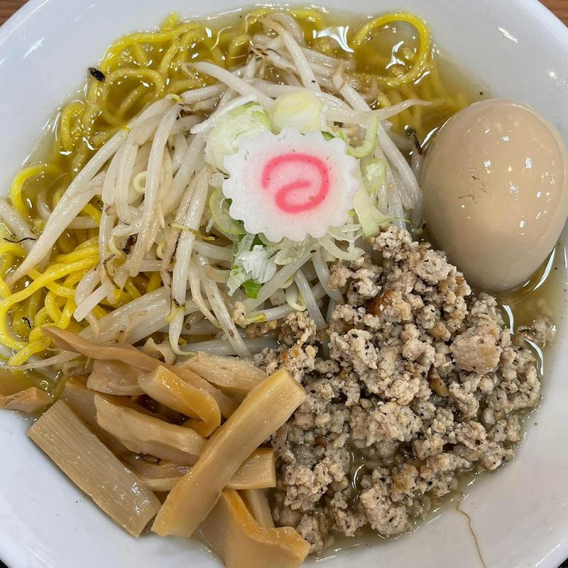 塩ラーメン 味玉(マルキン本舗 きららシティ店)