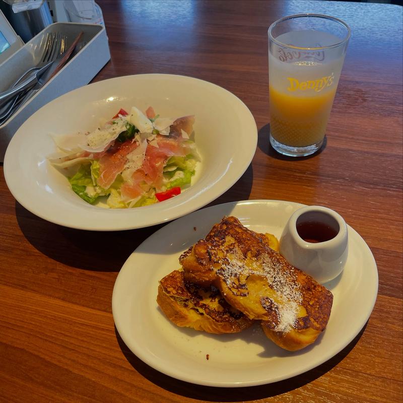 生ハムシーザーサラダモーニング(デニーズ 神田小川町店 （Denny’s）)