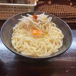 みそつけめん(釜玉バージョン )(麺座 かたぶつ )