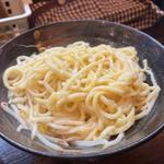 みそつけめん 釜玉バージョン(麺座 かたぶつ )