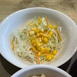 肉入りラーメン、五目ご飯、サラダセット(スガキヤ MEGAドン・キホーテ UNY 太田川店)