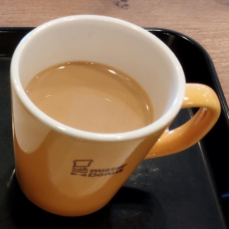 ミスド カフェオレ(ミスタードーナツ 亀有駅前ショップ)