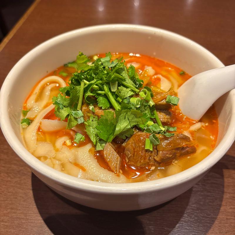 葱油刀削麺(刀削麺・火鍋・西安料理 XI’AN(シーアン)新宿エステックビル店)