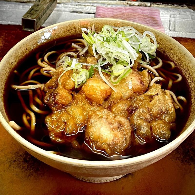 ゲソ天そば(そば千)