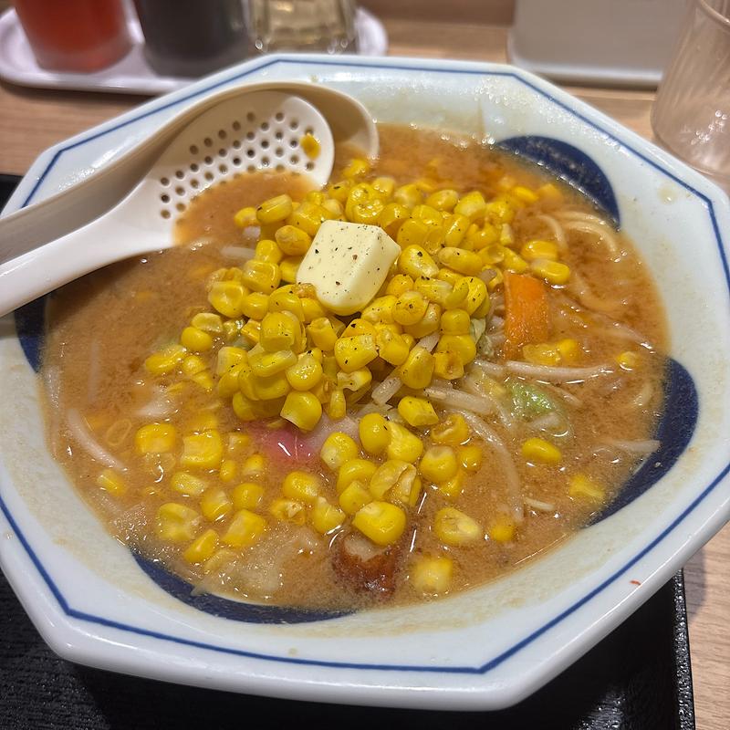 北海道コーンバターみそちゃんぽん(リンガーハット 西新宿店)