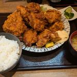 ランチ限定 唐揚げ定食(10個)(大衆酒場かんぱい家 亀戸店)
