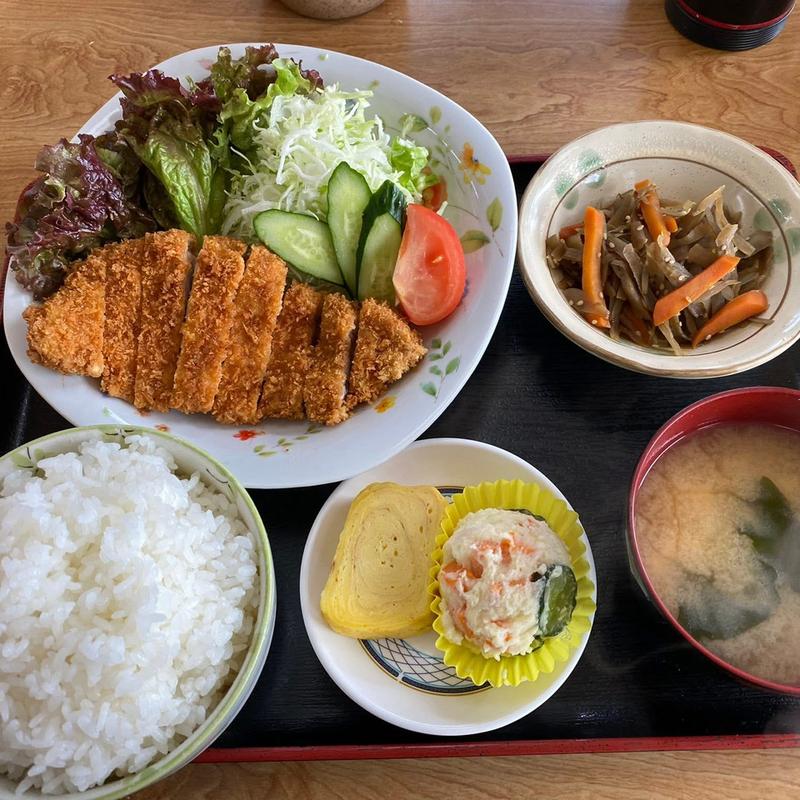 カツ定食 大盛り(小野寺食堂 )
