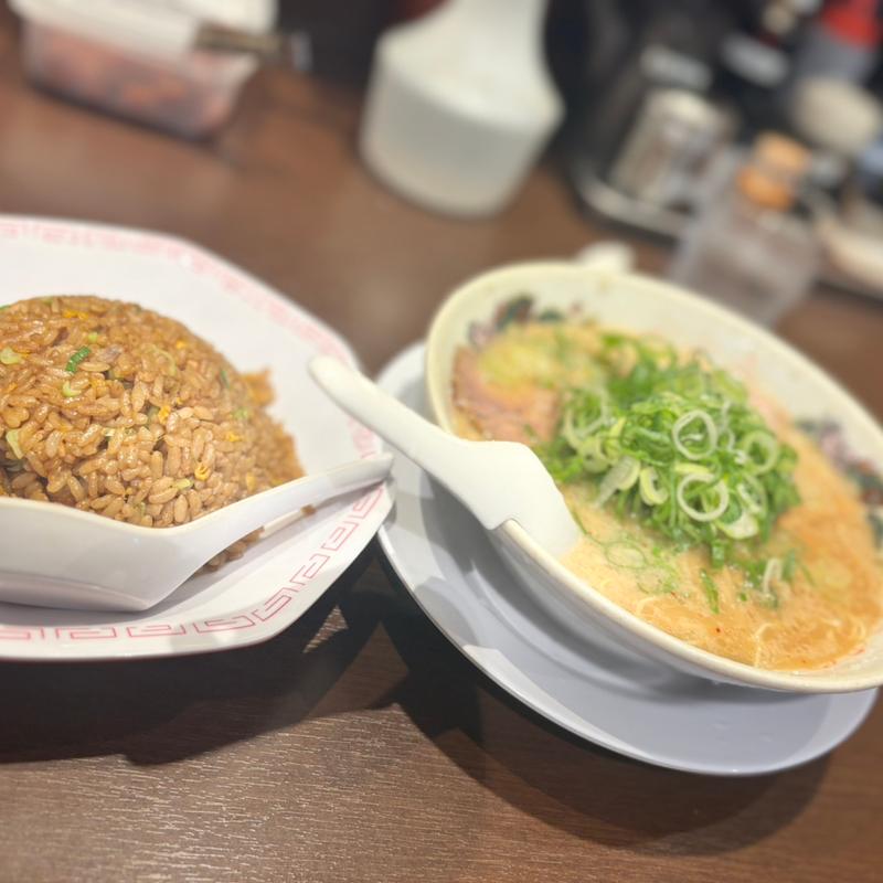 チャーハン定食(来来亭 茨木寺田店)