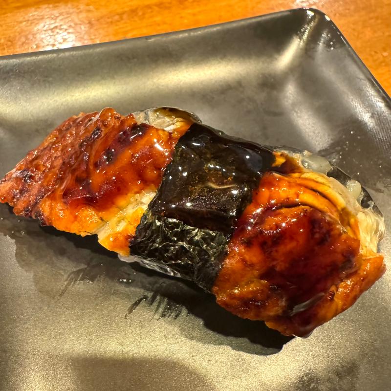 鰻にぎり(三府鮨 阪急茨木店)