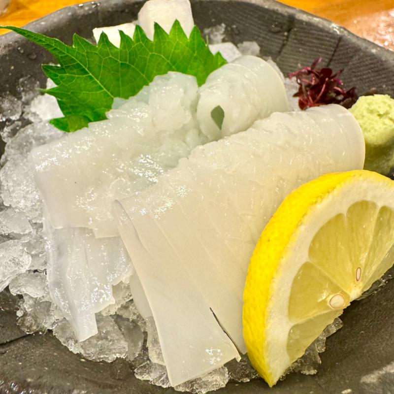 剣先烏賊造り(三府鮨 阪急茨木店 （さんぷすし）)