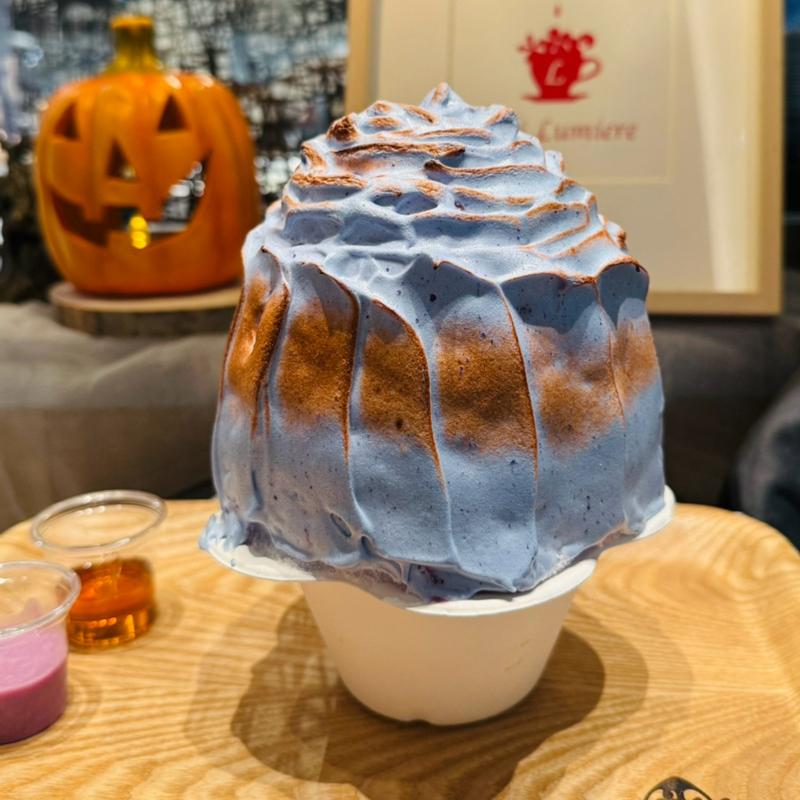 メレンゲ氷 青い薔薇(かき氷コレクション・バトン)