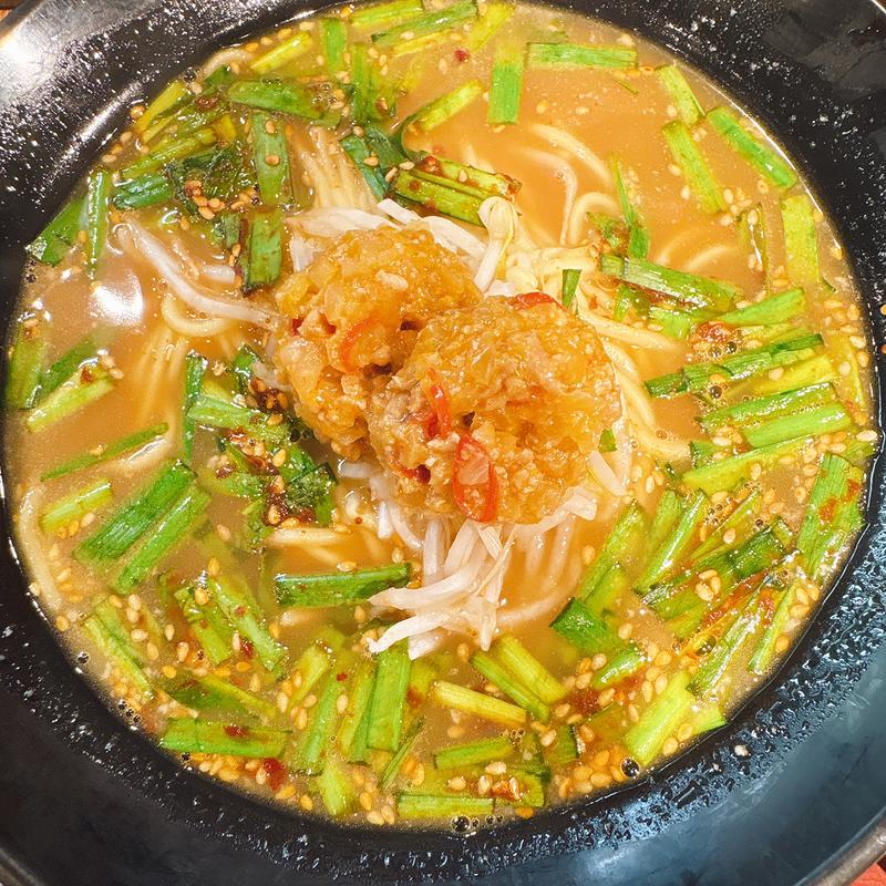ピリ辛ニラらーめん(古潭ラーメン かっぱ横丁店)