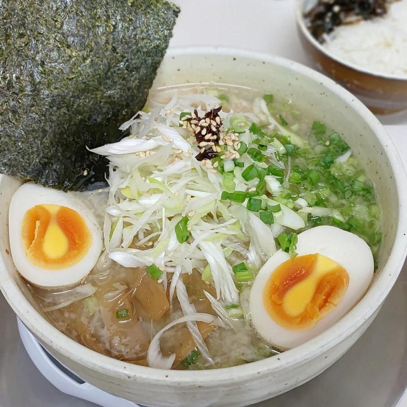 ねぎそば 味玉(麺や光)