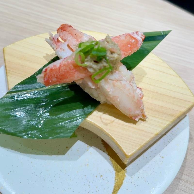 丸ずわいがに1カン～かに味噌のせ～(すし銚子丸 亀戸店)