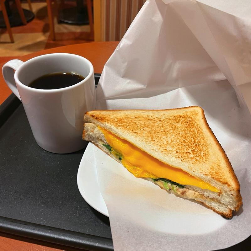 モーニングAセット(カフェ・ベローチェ 新御茶ノ水店)