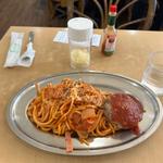 ハンバーグスパゲティ(カフェテラス ポンヌフ)