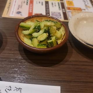 きゅうりの胡麻つきだしのおかわり(日向 新橋店)