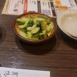 きゅうりの胡麻つきだしのおかわり
