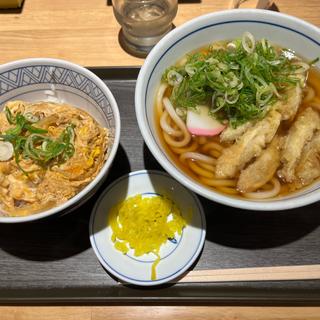 ミニカツ丼セット&ごぼう天(ウエスト 尾の上店 )