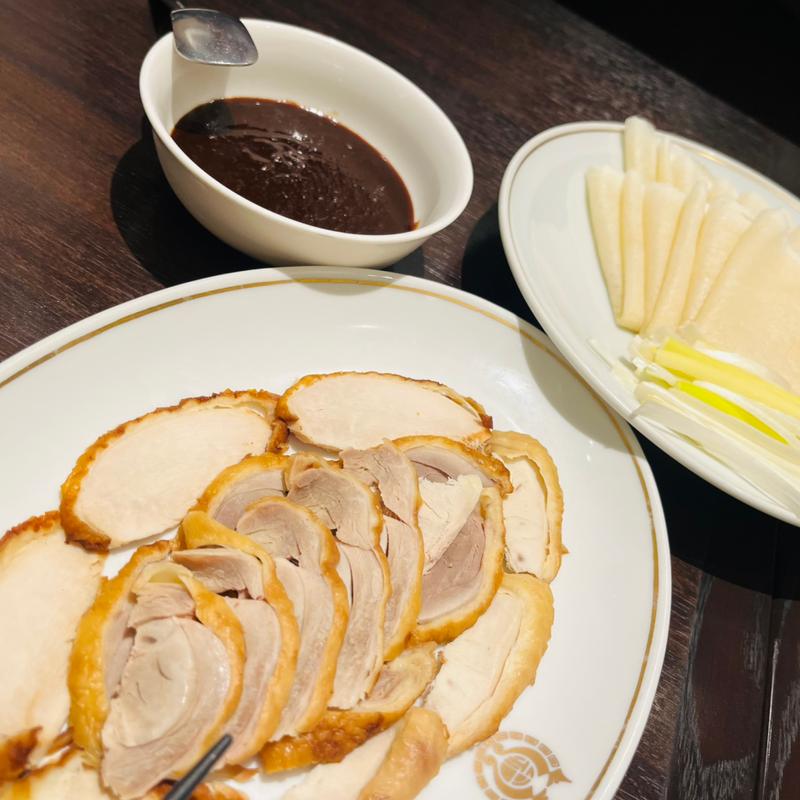 博多ショウケイ鶏肉・ネギ・中華甘味噌の薄持ち包み(福新楼)