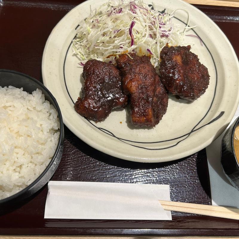 味噌ヒレカツ定食(キッチンなごや 太閤通り)