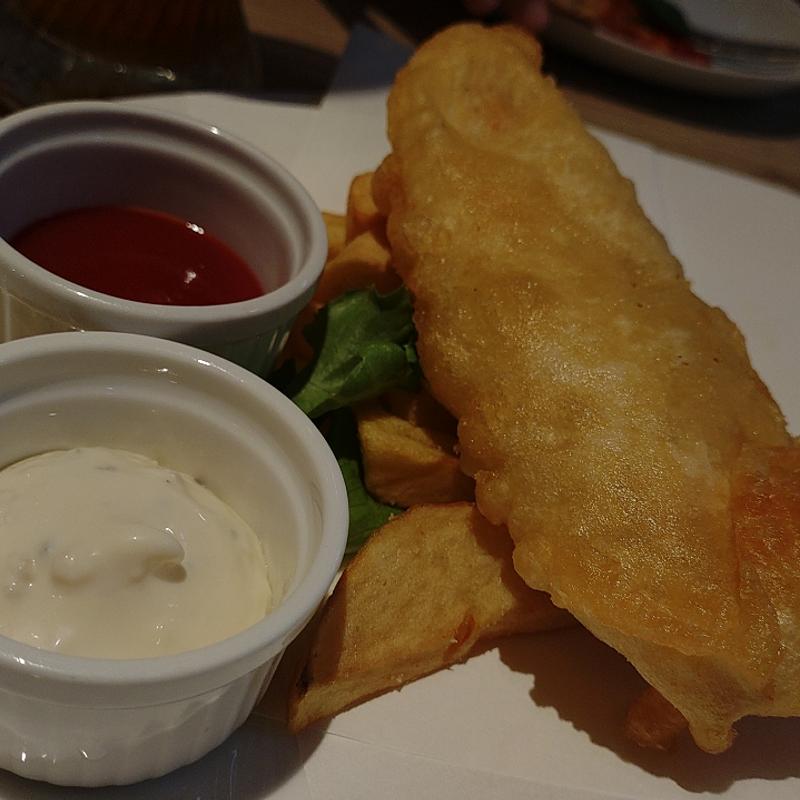 フィッシュ＆チップス(HELIOS NAHA airport Brewery)