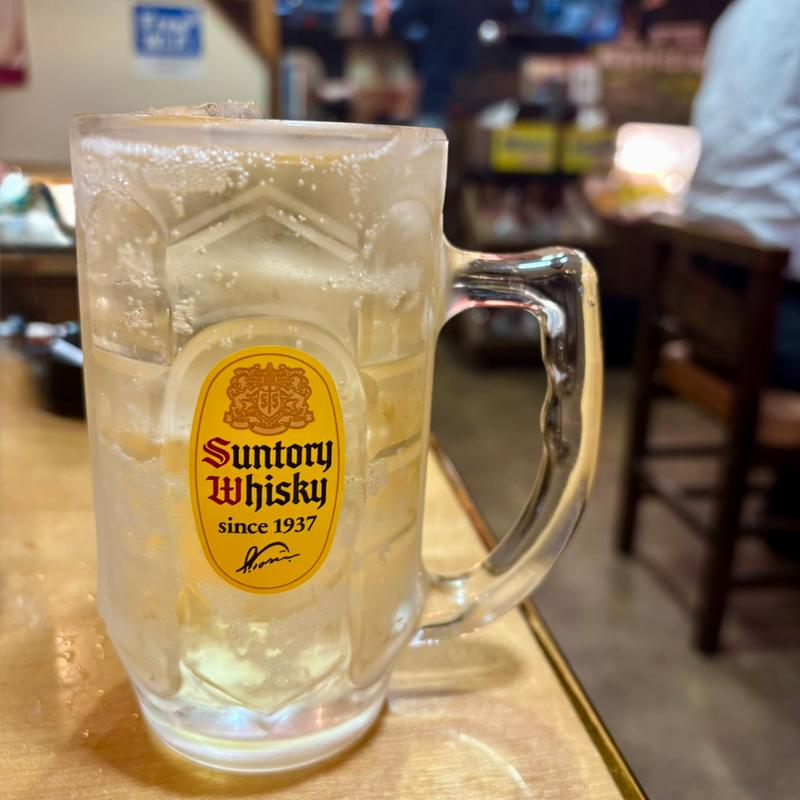 角ハイボール(そば処  丸長)