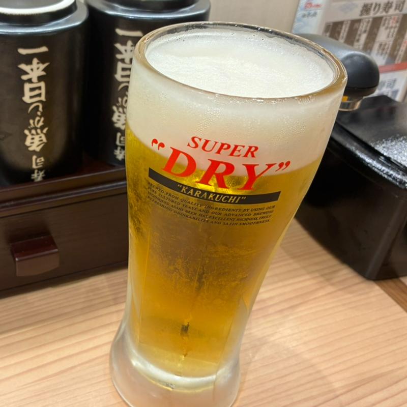 生ビール(魚がし日本一 京都ポルタ亰店)