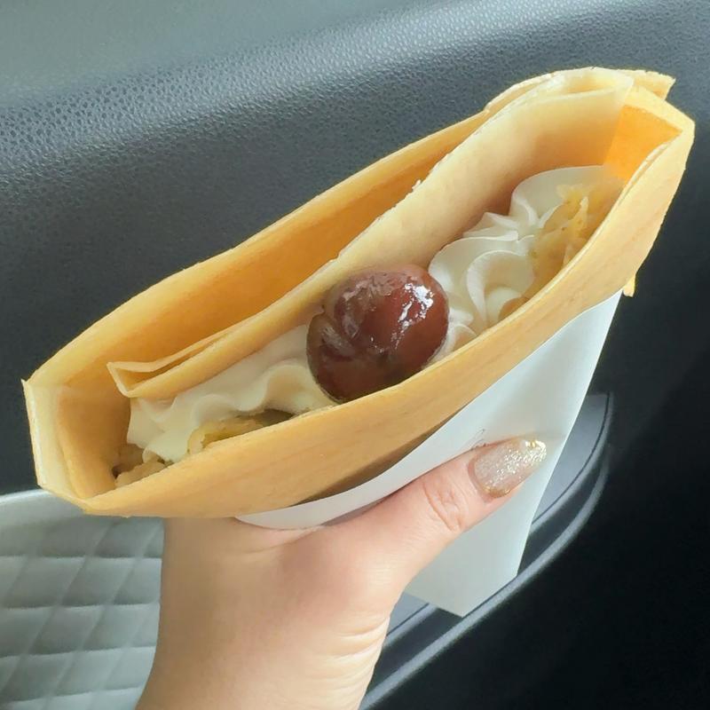 栗あんホイップクレープ(ハラクレープ)