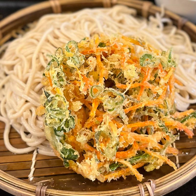 かき揚げ天もり大盛(そば処 信州屋 渋谷店)