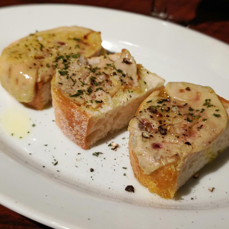 フォアグラトースト(大衆肉バル Kamiichi 上大岡)