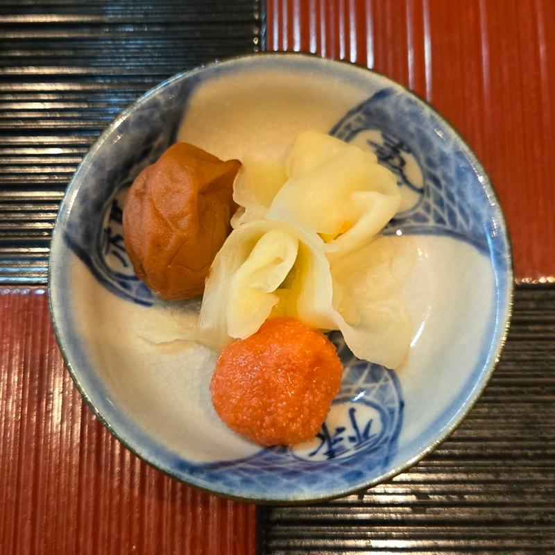 香のもの3種(高麗橋桜花)