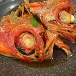 金目鯛のカブト煮