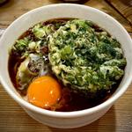 玉子そば 春菊天