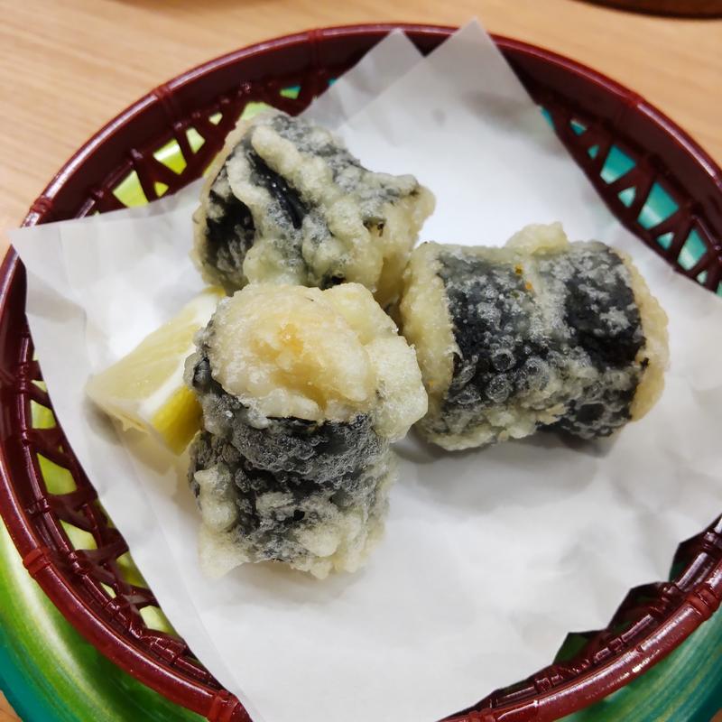 納豆巻き天ぷら(回転寿司すし江戸盛岡南店)