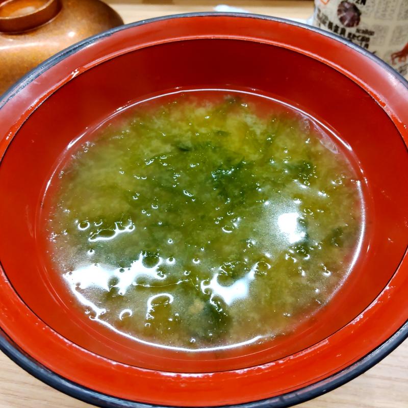 あおさ汁(回転寿司すし江戸盛岡南店)