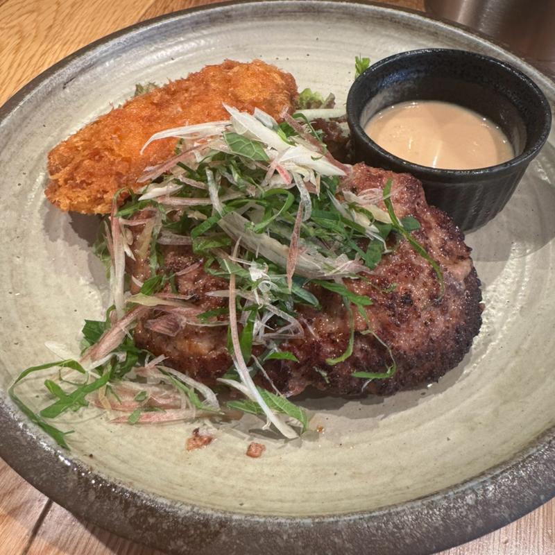 胡麻ゆずポンハンバーグ(山本のハンバーグ 新橋食堂)