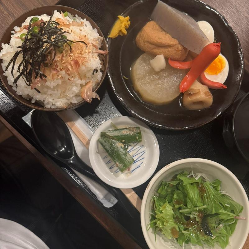 関西おでん定食(O’denbar うまみ 新橋)