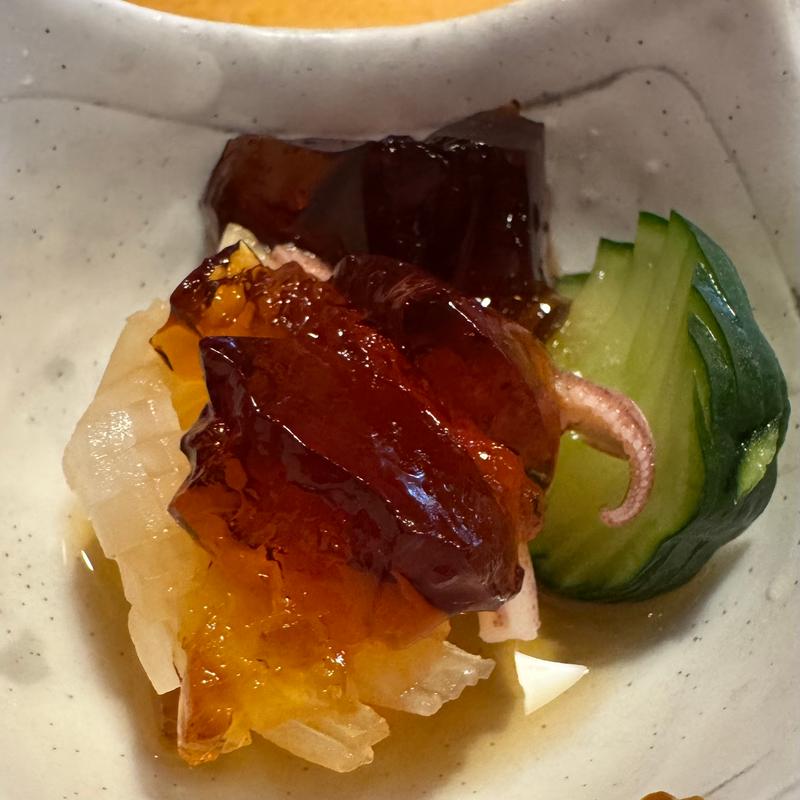 お通し(や台ずし 唐人町)