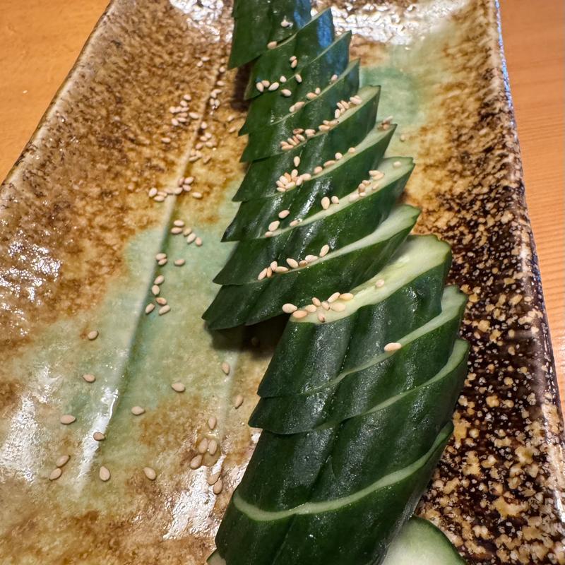 きゅうり一本漬け(や台ずし 唐人町)