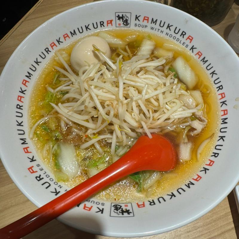 玉子もやしラーメン(どうとんぼり神座 ヨドバシ秋葉原店)