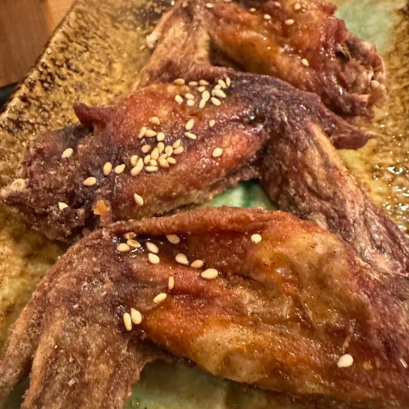 手羽先唐揚げ(や台ずし 唐人町)