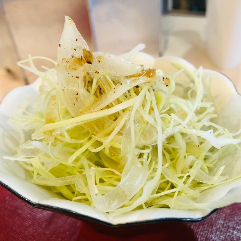 千切りキャベツ_日替わり膳(銀シャリ 中はら)