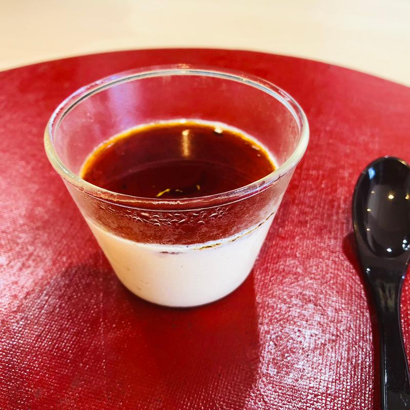 手作りプリン_日替わり膳(銀シャリ 中はら)