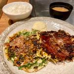お好み焼き定食