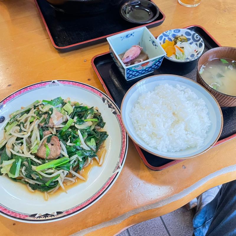 レバニラいため定食(華酔)