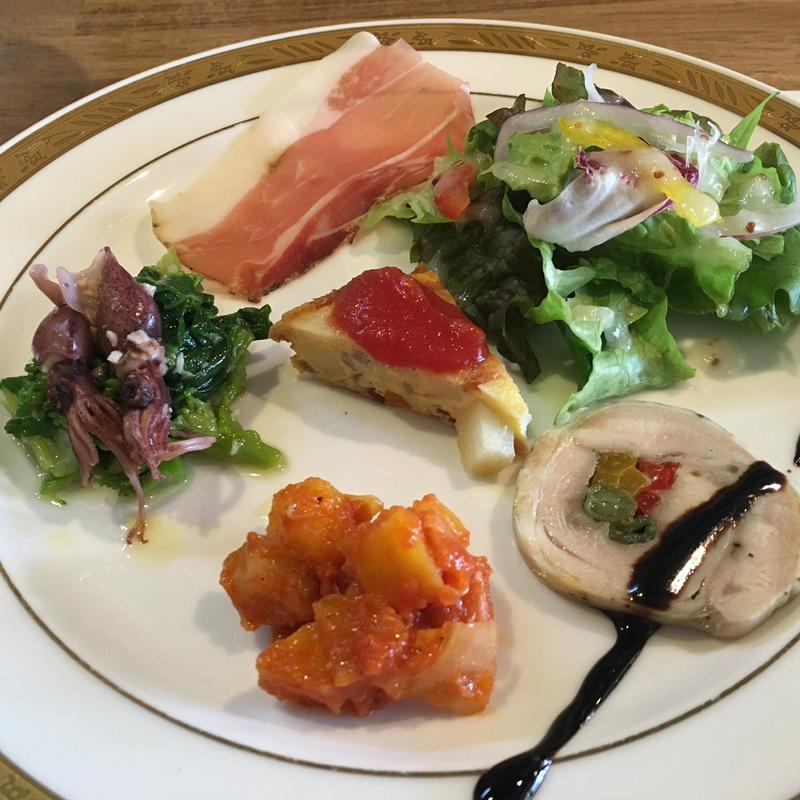 前菜盛り合わせ(pizzeria osteria BABBO)