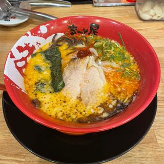 赤辛牛白湯ラーメン(ラーメンまこと屋 城陽店)